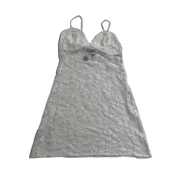 ARTLESS Floral Lace Dress in White - Picture 1 of 5